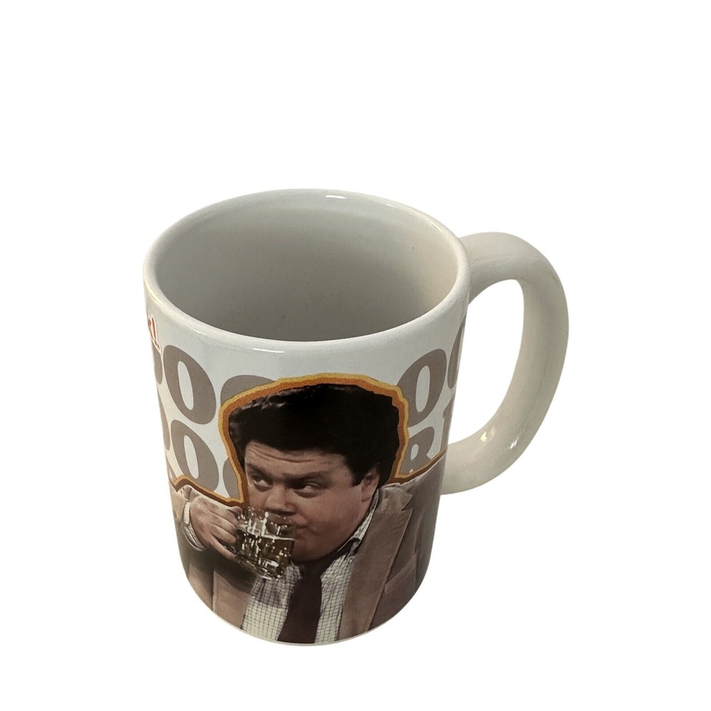 Zak Designs Cheers Norm Peterson Coffee Mug TV Show George Wendt White Ceramic